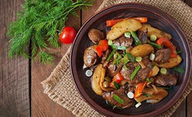 Блюдо от ресторана Марсель