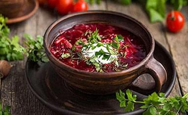 Блюдо от ресторана Марсель